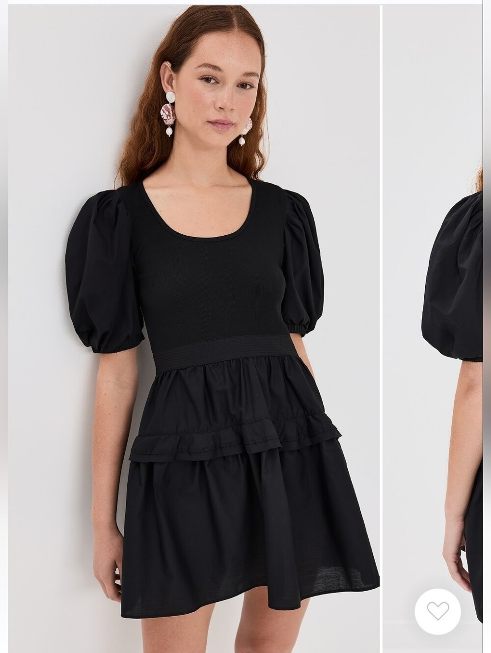Nwot Ulla Johnson tilda Nap Travel Cotton Dress Black S